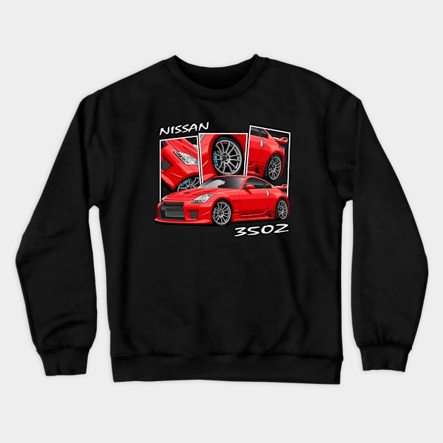 Nissan 350Z, JDM Car Crewneck Sweatshirt by T-JD